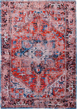 Louis de Pootere Antiquarian Heriz 100% PET Poly Mechanically Woven Jacquard Flatweave Traditional / Oriental Rug Classic Brick 9'2" x 12'10"