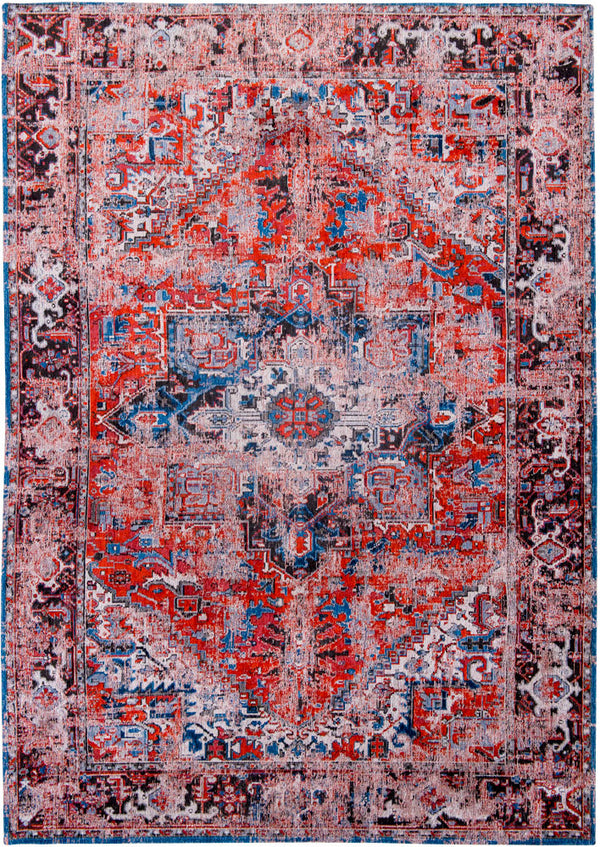 Louis de Pootere Antiquarian Heriz 100% PET Poly Mechanically Woven Jacquard Flatweave Traditional / Oriental Rug Classic Brick 9'2" x 12'10"