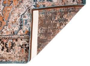 Louis de Pootere Antiquarian Heriz 100% PET Poly Mechanically Woven Jacquard Flatweave Traditional / Oriental Rug Seray Orange 9'2" x 12'10"