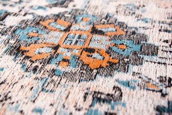 Louis de Pootere Antiquarian Heriz 100% PET Poly Mechanically Woven Jacquard Flatweave Traditional / Oriental Rug Seray Orange 9'2" x 12'10"