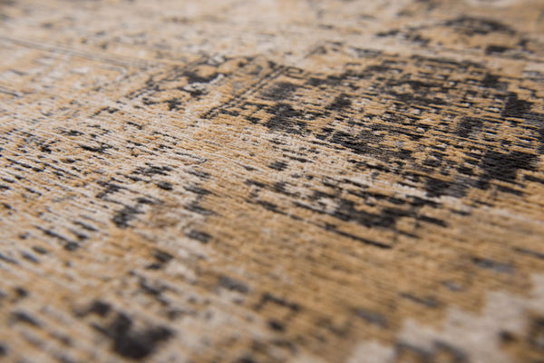 Louis de Pootere Antiquarian Hadschlu 100% PET Poly Mechanically Woven Jacquard Flatweave Traditional / Oriental Rug Agha Old Gold 9'2" x 12'10"