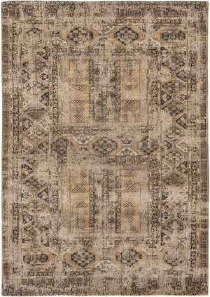 Louis de Pootere Antiquarian Hadschlu 100% PET Poly Mechanically Woven Jacquard Flatweave Traditional / Oriental Rug Agha Old Gold 9'2" x 12'10"