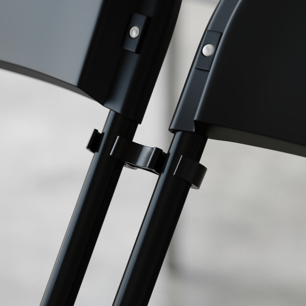 English Elm Lowe Ganging Clips Set of 2 – Durable Plastic Chair Connectors for Neat, Professional Seating Arrangements Black LE-3-W-BK-GANG-GG