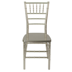 English Elm HERCULES Premium Stacking Chiavari Chair - Elegant Resin Seating for Weddings, Events & Rentals Champagne LE-CHAMP-GG