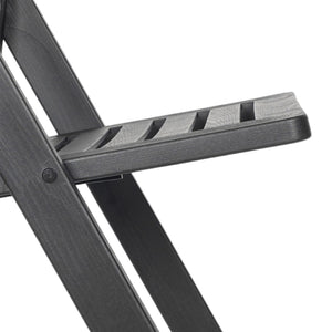 English Elm HERCULES Commercial Lightweight Wood-Look Resin Folding Event Chair for Indoor/Outdoor Use Black LE-L-1-BK-SLAT-GG