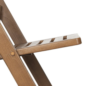 English Elm HERCULES Commercial Lightweight Wood-Look Resin Folding Event Chair for Indoor/Outdoor Use Chestnut LE-L-1-CHSNT-SLAT-GG