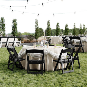 English Elm HERCULES Kids Folding Chair – Durable, Lightweight, Waterproof Seat for Indoor and Outdoor Events Black LE-L-1K-BK-GG