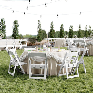 English Elm HERCULES Kids Folding Chairs Set of 2 | Durable, Lightweight Resin with Padded Seats for Events 2-LE-L-1K-GG