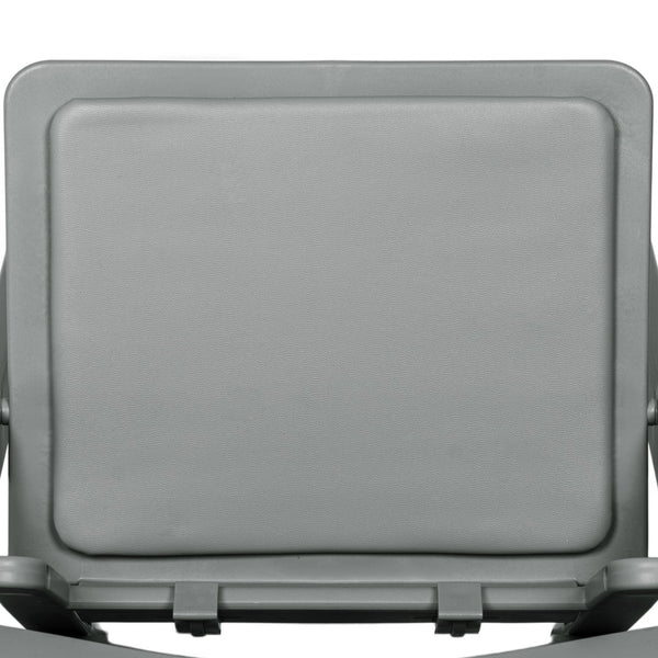 English Elm HERCULES Kids Folding Chair – Durable, Lightweight, Waterproof Seat for Indoor and Outdoor Events Gray LE-L-1K-GY-GG