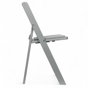 English Elm HERCULES Kids Folding Chair – Durable, Lightweight, Waterproof Seat for Indoor and Outdoor Events Gray LE-L-1K-GY-GG