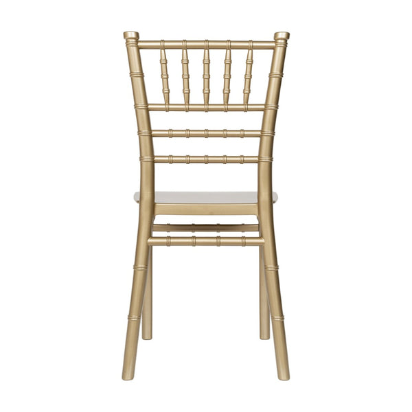 English Elm HERCULES Child Size Transparent Chiavari Chair – Elegant, Durable Seating for Events & Everyday Fun Gold LE-L-7K-GD-GG