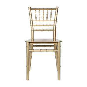 English Elm HERCULES Child Size Transparent Chiavari Chair – Elegant, Durable Seating for Events & Everyday Fun Gold LE-L-7K-GD-GG