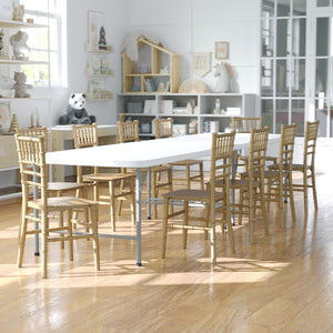 English Elm HERCULES Child Size Transparent Chiavari Chair – Elegant, Durable Seating for Events & Everyday Fun Gold LE-L-7K-GD-GG