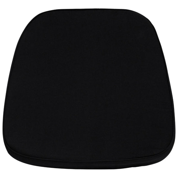 English Elm Louise Soft Fabric Chiavari Chair Cushion for Enhanced Comfort and Style at Events and Home Use Black LE-L-C-BLACK-GG