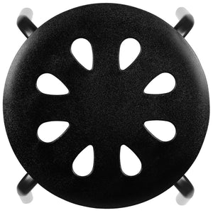 English Elm Bentley Nesting Stools Set of 5 - Lightweight, Durable, Easy-to-Clean Seating for Kids' Spaces Black 11.5"H LE-S2-BLACK-GG