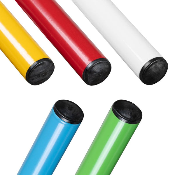 English Elm Bentley Nesting Stools Set of 5 - Lightweight, Durable, Easy-to-Clean Seating for Kids' Spaces Assorted 11.5"H LE-S2-MC-GG