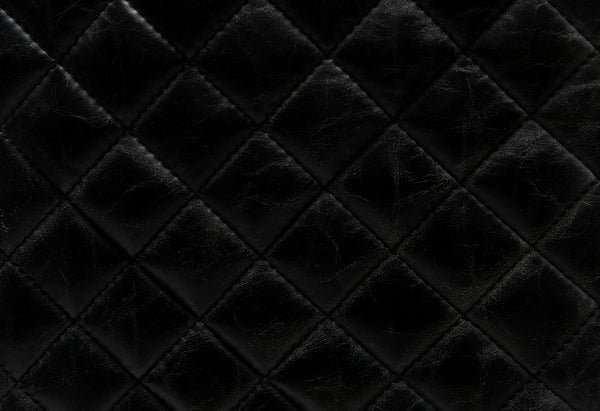 0045 Quilted Leather Dining Arm Chair with Walnut Accents for Upscale Interiors