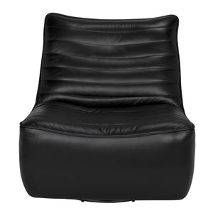 Mcclain Top Grain Leather Swivel Chair 360 Degree Modern Accent for Living Room