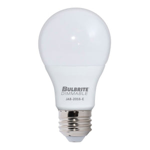 House of Troy 9W LED A19 Dimmable Bulb Warm White 2700K Soft Glow for Living Rooms and Bedrooms LEDA19/DIM
