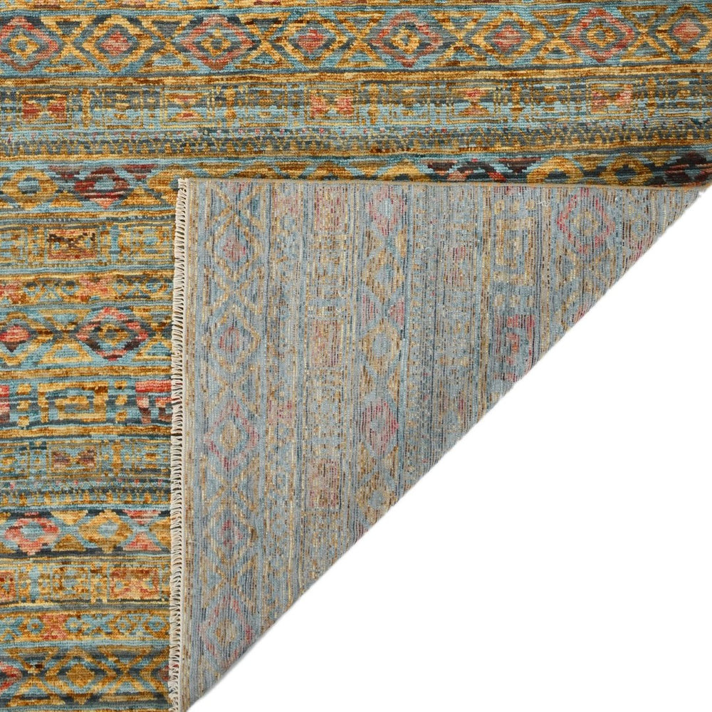 Amer Rugs Legacytransitional Hand-knotted Geometric Area Rug – Artisan Craftsmanship In Luxurious Wool Design Orange Wool Leg400203