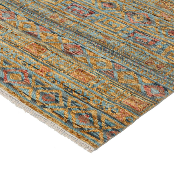 Amer Rugs Legacytransitional Hand-knotted Geometric Area Rug – Artisan Craftsmanship In Luxurious Wool Design Orange Wool Leg400203