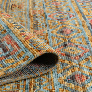 Amer Rugs Legacytransitional Hand-knotted Geometric Area Rug – Artisan Craftsmanship In Luxurious Wool Design Orange Wool Leg400203