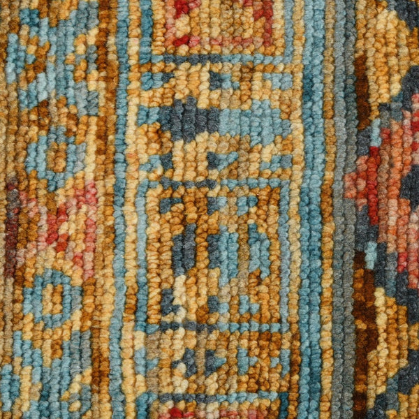 Amer Rugs Legacytransitional Hand-knotted Geometric Area Rug – Artisan Craftsmanship In Luxurious Wool Design Orange Wool Leg400203