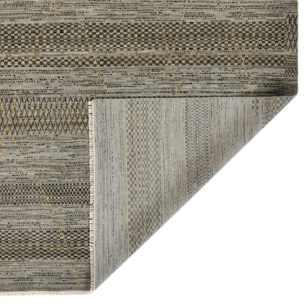 AMER Rugs Legacy  LEG-45 Hand-Knotted Handmade New Zealand Wool Transitional Geometric Rug Gray 10' x 14'