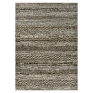 AMER Rugs Legacy  LEG-45 Hand-Knotted Handmade New Zealand Wool Transitional Geometric Rug Gray 10' x 14'