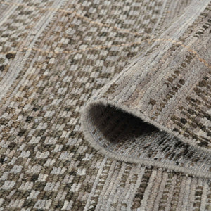 Amer Rugs Legacytransitional Hand-knotted Geometric Area Rug – Artisan Craftsmanship In Luxurious Wool Design Gray Wool Leg450203