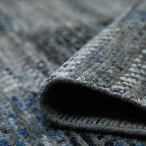 Amer Rugs Legacytransitional Hand-knotted Geometric Area Rug – Artisan Craftsmanship In Luxurious Wool Design Grayish Blue Wool Leg80203