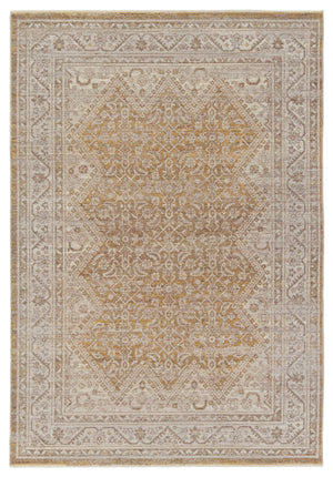 Jaipur Living Vibe by Jaipur Living Harriet Distressed Medallion Polyester Rug for Rooms 2'6" X 8' RUG155316