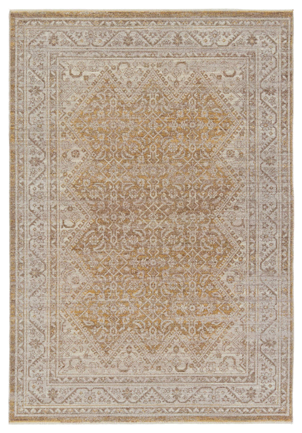 Jaipur Living Vibe by Jaipur Living Harriet Distressed Medallion Polyester Rug for Rooms 2'6" X 8' RUG155316