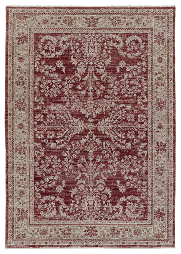 Jaipur Living Vibe by Jaipur Living Katarina Distressed Floral Polyester Rug for Rooms 10' X 14' RUG155323