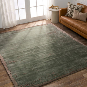 Jaipur Living Lenox Avenue Modern Handmade Indoor Rug Sage 6'x9'