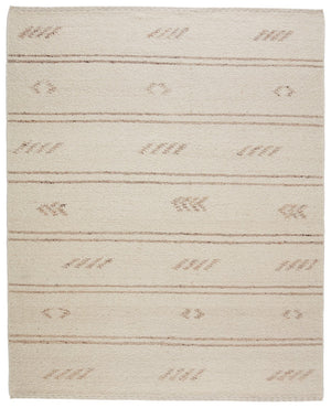 Jaipur Living Leona Essek Southwestern Global Handmade Indoor Rug Cream 9'x12'