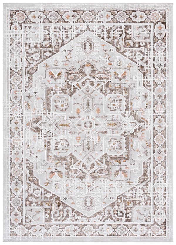 Safavieh Leonette Elegant Turkish Runner Rug - Timeless Design For Hallways & Modern Interiors, Perfect Decor Ivory ,Brown Taupe 78% Polyester,14% Cotton,8% Latex Leo514a-28