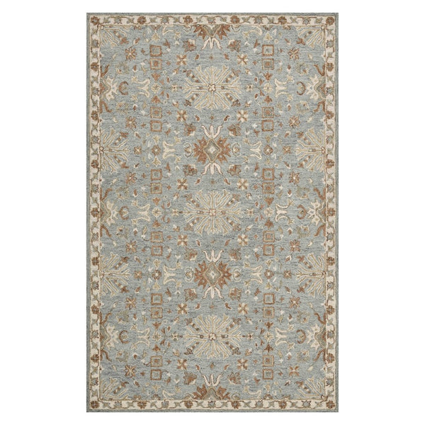 Amer Rugs Lewis Classic Floral Hand-hooked Area Rug In Luxurious New Zealand Wool For Your Elegant Home Decor Blue Wool Lew30203