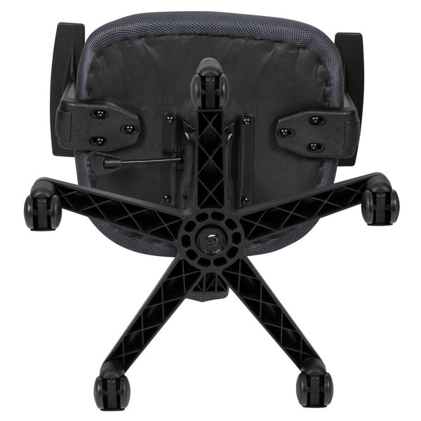 English Elm Flash Fundamentals Mid-Back Mesh Office Chair - Breathable Design with Pivot Back and Lumbar Support Gray LF-134-A-GY-GG