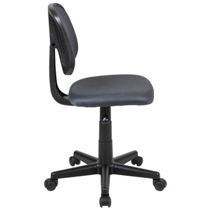 English Elm Flash Fundamentals Mid-Back Mesh Task Chair with Pivot Back for Enhanced Comfort and Support Gray LF-134-GY-GG