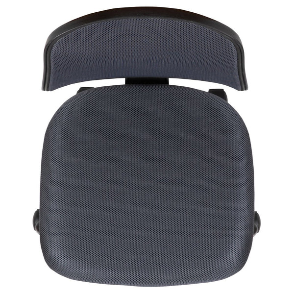 English Elm Flash Fundamentals Mid-Back Mesh Task Chair with Pivot Back for Enhanced Comfort and Support Gray LF-134-GY-GG