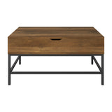 CorLiving Fort Worth Brown Wood Grain Finish Lift Top Coffee Table Brown LFF-270-C