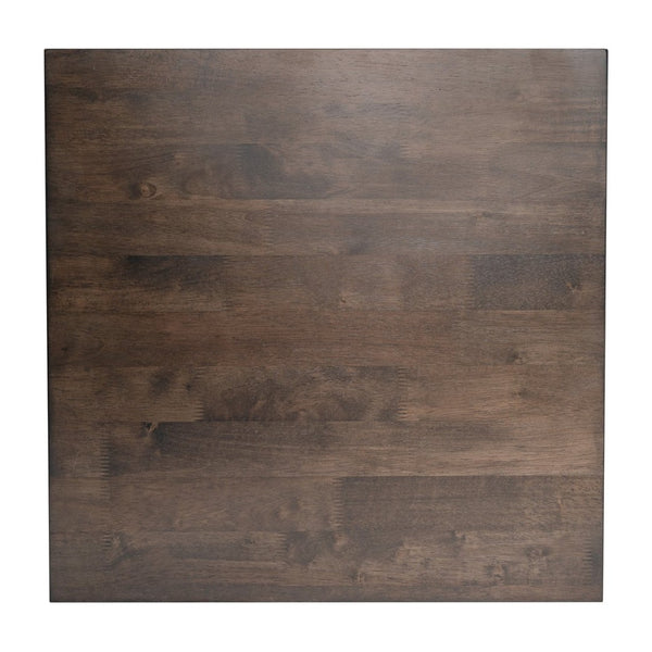 English Elm Jasper Farmhouse Style Solid Wood End Table with X-Frame Design for Timeless Living Room Appeal Dark Gray LFS-4002-DKGRY-GG