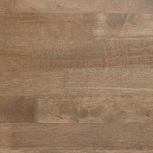 English Elm Eli Solid Wood Farmhouse End Table - Stylish Trestle Design for Compact Spaces & Versatile Use Rustic Brown LFS-4005-RSTBRN-GG