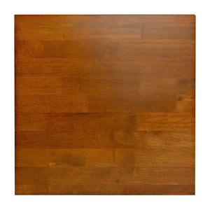 English Elm Eli Solid Wood Farmhouse End Table - Stylish Trestle Design for Compact Spaces & Versatile Use Walnut LFS-4005-WAL-GG