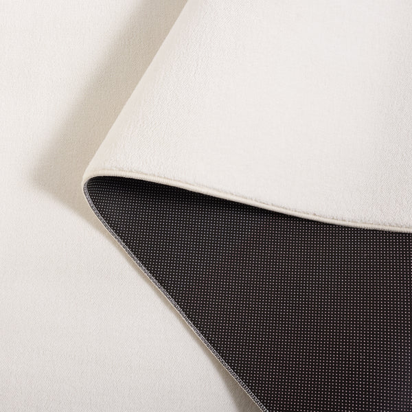 Safavieh Loft Elegant Area Rug – Modern Solid Design, Durable Polyester, Washable, Slip-resistant Backing Ivory Polyester Lft315a-68