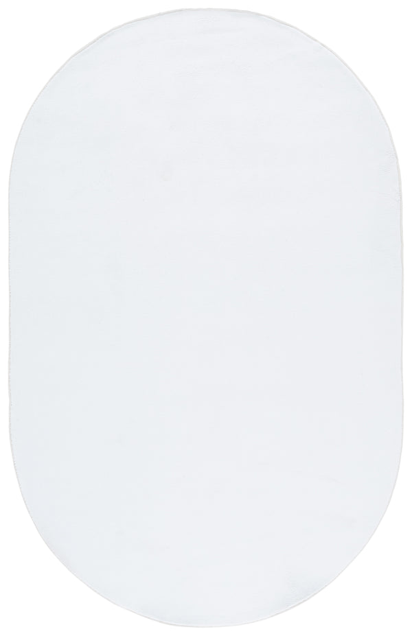 Safavieh Loft Elegant Area Rug – Modern Solid Design, Durable Polyester, Washable, Slip-resistant Backing Ivory Polyester Lft315a-68