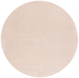 Safavieh Loft 315 Power Loomed Solid & Tonal Rug Beige 6' x 6' Round