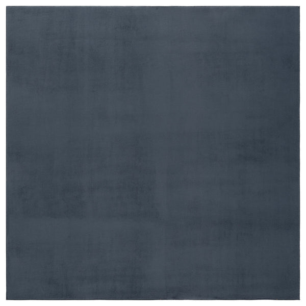 Safavieh Loft 315 Power Loomed Solid & Tonal Rug Dark Grey 6' x 6' Square