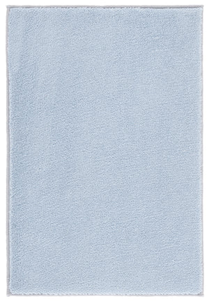 Safavieh Loft Elegant Area Rug – Modern Solid Design, Durable Polyester, Washable, Slip-resistant Backing Light Blue Polyester Lft315l-4sq